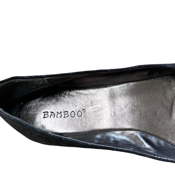 Bamboo Black Sparkle Ballet Flats - NWOT - Picture 7 of 7